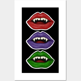 Vampire Lips Posters and Art